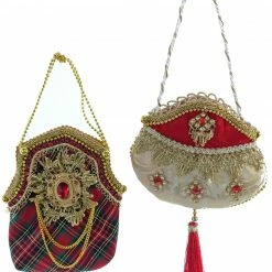 New! Katherine's Collection Christmas Wishes Purse Ornaments