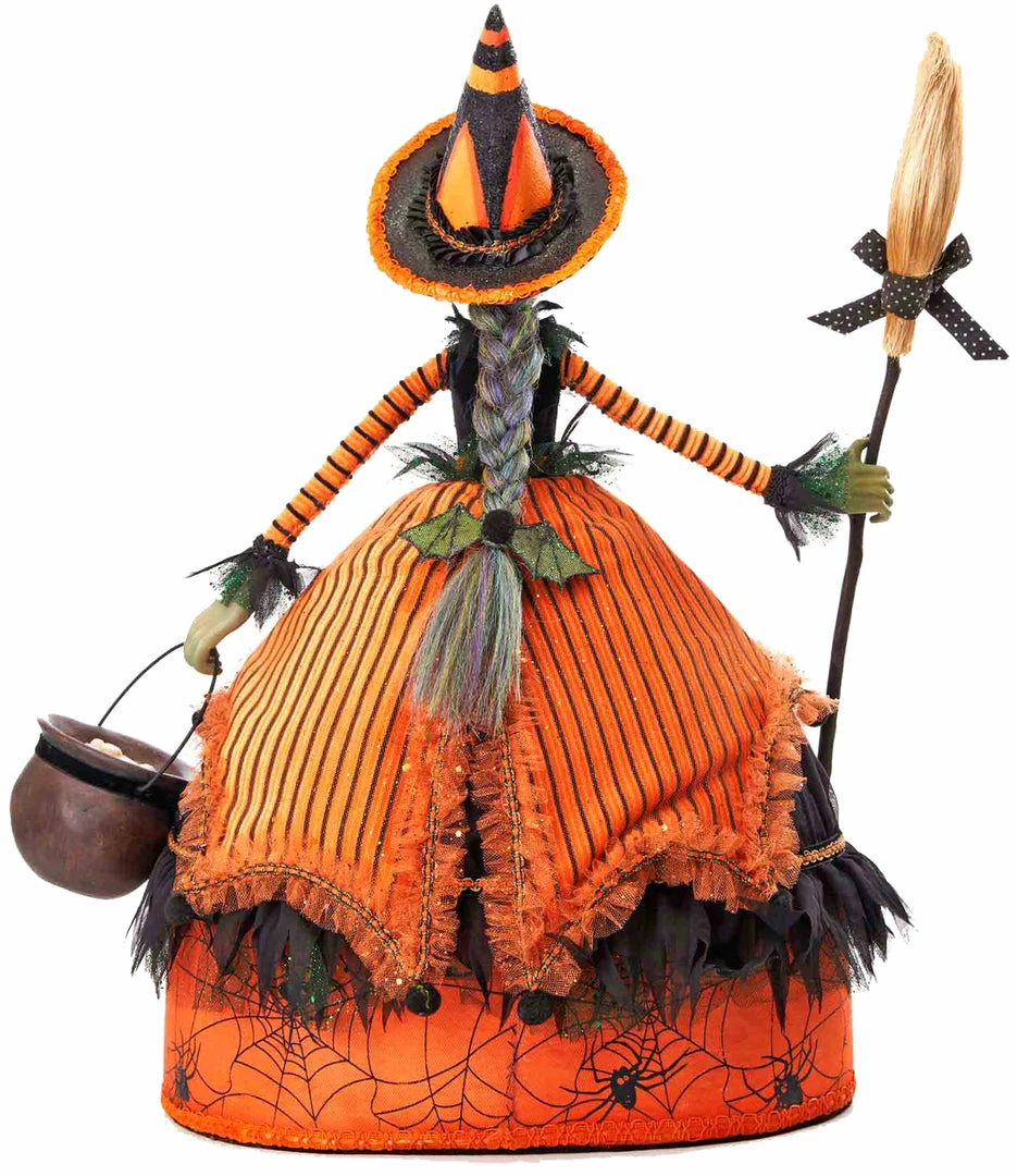 Katherine's Collection Lylah Witch Candy Container New!