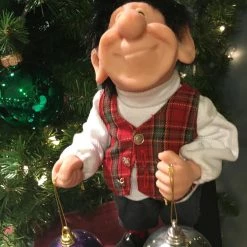 Whitehurst New! Leonardo Elf With Ornaments