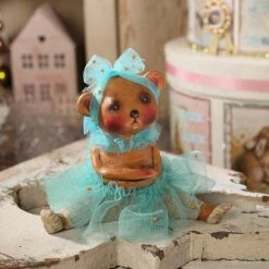 Bethany Lowe Little Miss Pouty Bear Ballerina