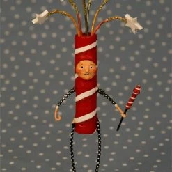 Sparky Firecracker Figurine - Lori Mitchell