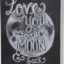 TheHolidayBarn.com Love You To The Moon & Back Sign