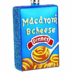 Cody Foster Macaroni & Cheese Box Ornament New!