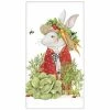 Mary Lake-Thompson Bunny Gardener Flour Sack Towel