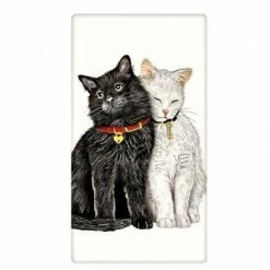 Mary Lake-Thompson New! Cuddly Cats Flour Sack Towel