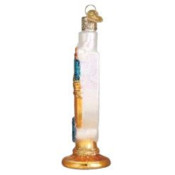 Old World Christmas Menorah Glass Ornament