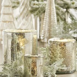 Raz Mercury Glass Votive Candle Holders New!