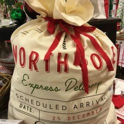 TheHolidayBarn.com Santa's North Pole Express Delivery Bag