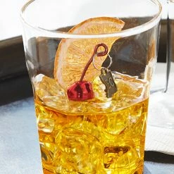 Raz Old Fashioned Cocktail Ornament New!