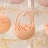 Bethany Lowe Orange Cracked Egg Ornament New!