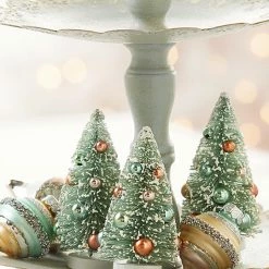 Raz Mini Pastel Bottle Brush Trees New!