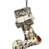 TheHolidayBarn.com Petite Amadeus Stocking Accent Pillow Christmas