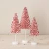 Bethany Lowe New! My Silly Valentine Bottle Brush Trees