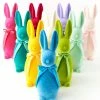TheHolidayBarn.com Pop Of Color Flocked Bunny Rabbit, 16" New!