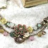 The Holiday Barn Valentine's Day Floral Necklace