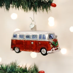 Old World Christmas Retro Camper Van Ornament