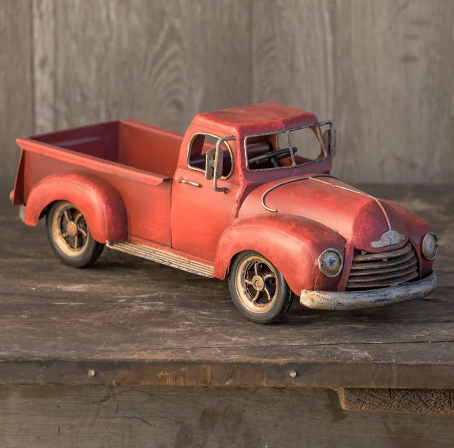TheHolidayBarn.com Old Red Toy Truck Prop