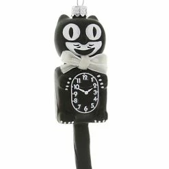 Cody Foster Retro Cat Clock Ornament