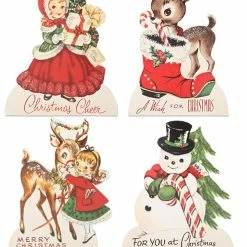 Bethany Lowe Retro Christmas Friends Dummy Boards
