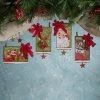 Bethany Lowe Retro Christmas Postcard Ornaments