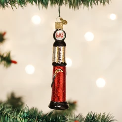Old World Christmas Retro Cylinder Gas Pump Ornament