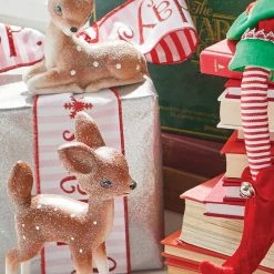 Raz Retro Deer Figurine