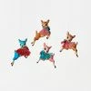 One Hundred 80 Degrees New! Retro Leaping Deer Ornaments
