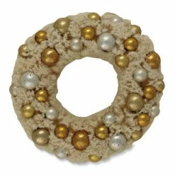 The Holiday Barn Bethany Lowe Romantic Bottle Brush Wreath Ornament