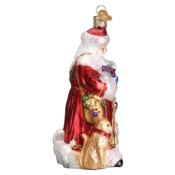 Old World Christmas Santa's Furry Friends Ornament