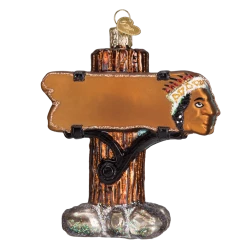 Sequoia National Park Ornament Glass Camping Ornaments Old World Christmas