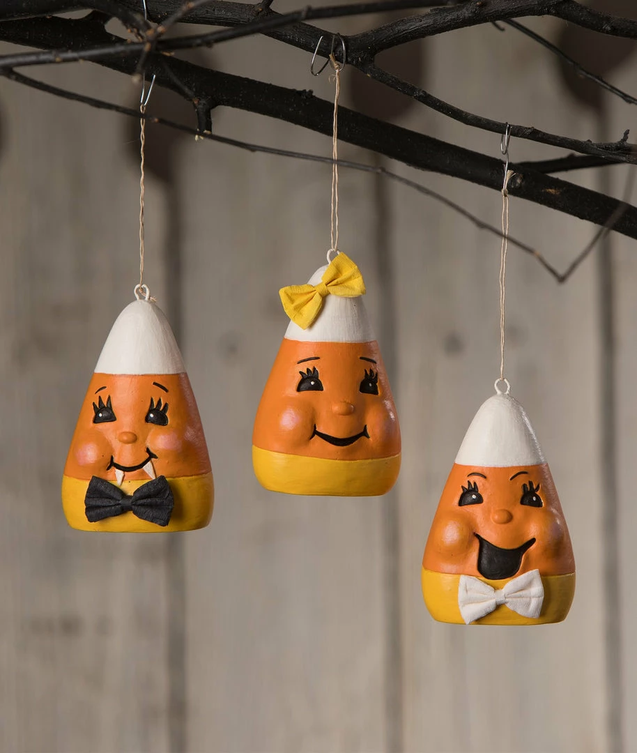 Bethany Lowe Silly Candy Corn Ornaments