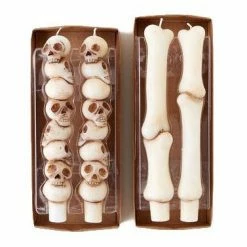One Hundred 80 Degrees Skulls & Bones Taper Candles