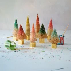 Glitterville Speckled Bottle Brush Trees