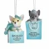 Kurt Adler New! Puppy Princess Ornaments