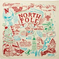 Primitives By Kathy This Way To The North Pole Kitchen Towel