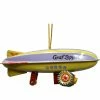 TheHolidayBarn.com Christmas Tin Toy Zeppelin Reproduction Ornament