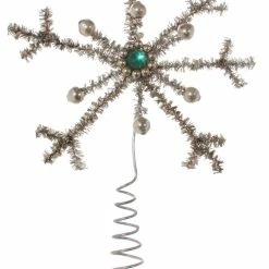 ShiShi Tinsel Snowflake Tree Topper New!