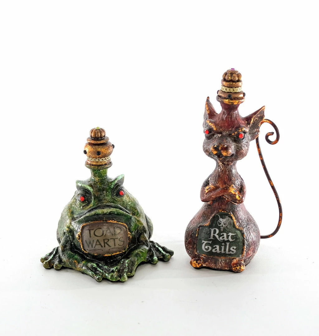 Katherine's Collection Toad Warts & Rat Tails Potion Bottles
