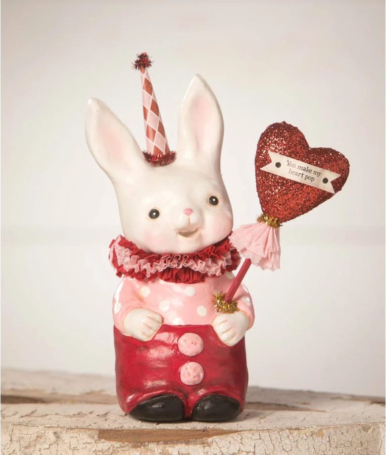 Bethany Lowe Valentine Snuggle Bunny