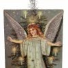 ShiShi Vintage Christmas Angel Postcard Ornament