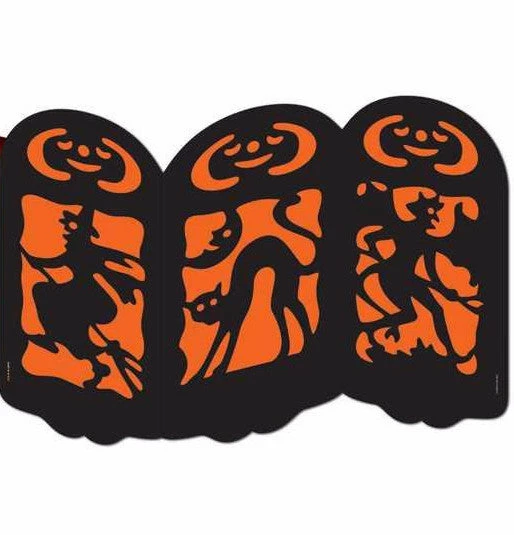 Beistle Beistle Vintage Halloween Vintage Halloween Silhouette Tabletop Screen