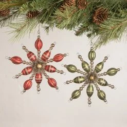 Bethany Lowe Vintage Starburst Ornaments New!