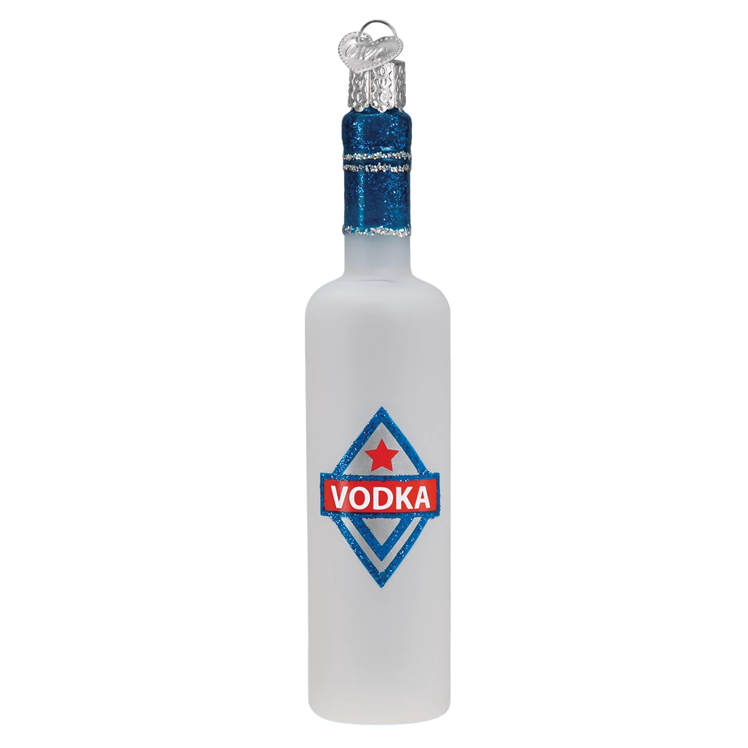 Old World Christmas Vodka Bottle Ornament New!