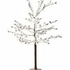 Creative Co-Op Winter White Felt Tree With Red Beads Christmas