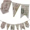 Bethany Lowe Wishes Pastel Vintage Christmas Garland
