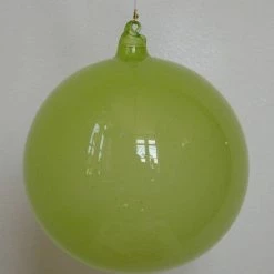 Winward Jim Marvin Ornaments Jim Marvin Lime Green Bubblegum Glass Ornaments